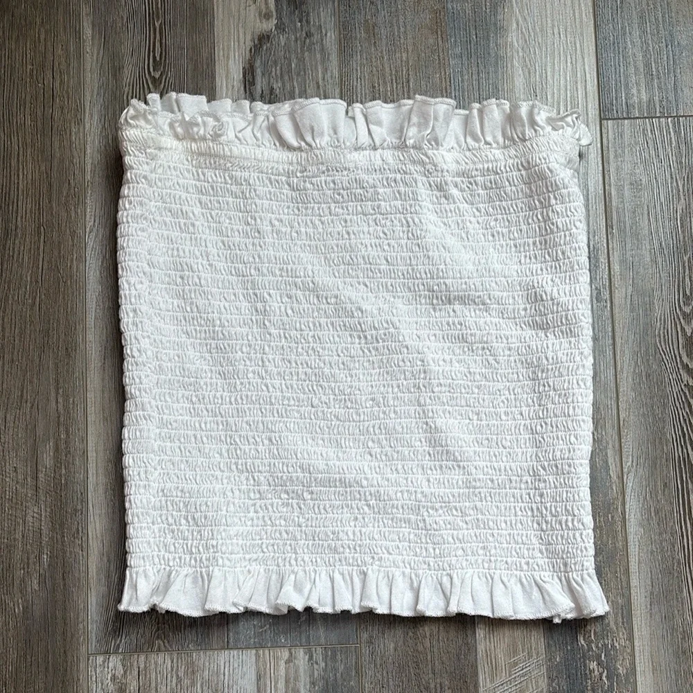 French Connection White Strapless Top Size Small NWT!! - Picture 3 of 4